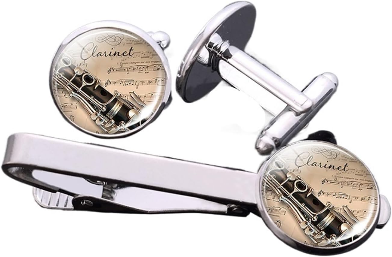 Musical Instrument Glass - 4 Set, Gioielli da Uomo a