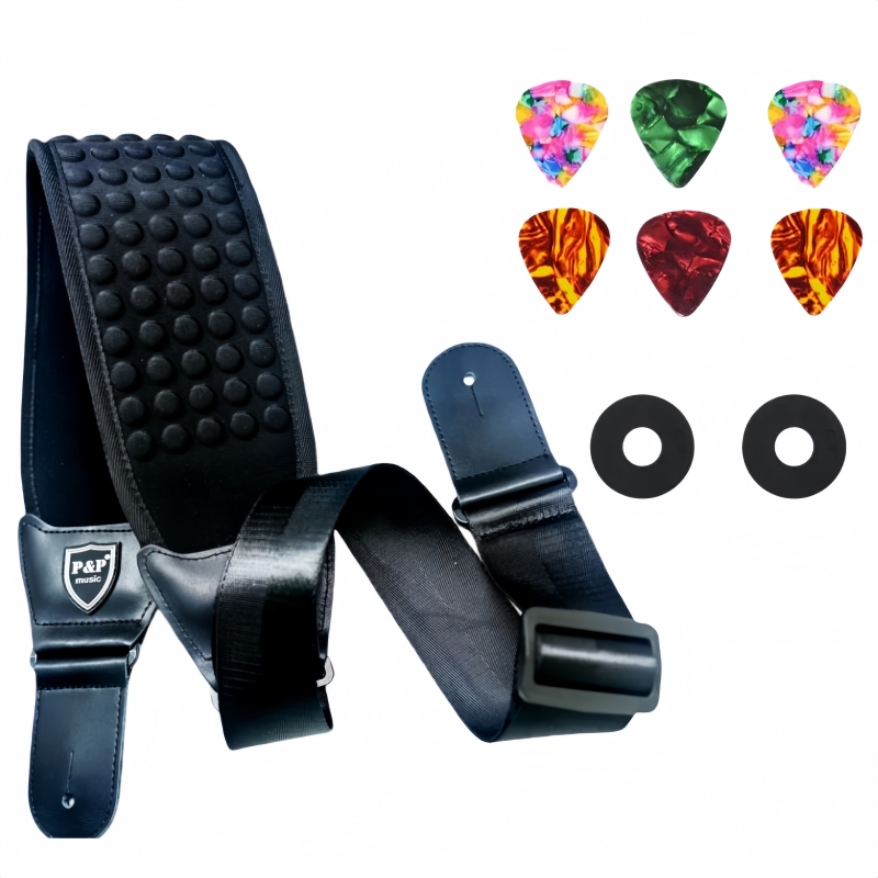 Musical Instrument Set - Set di 9 Cinghie per Chitarra