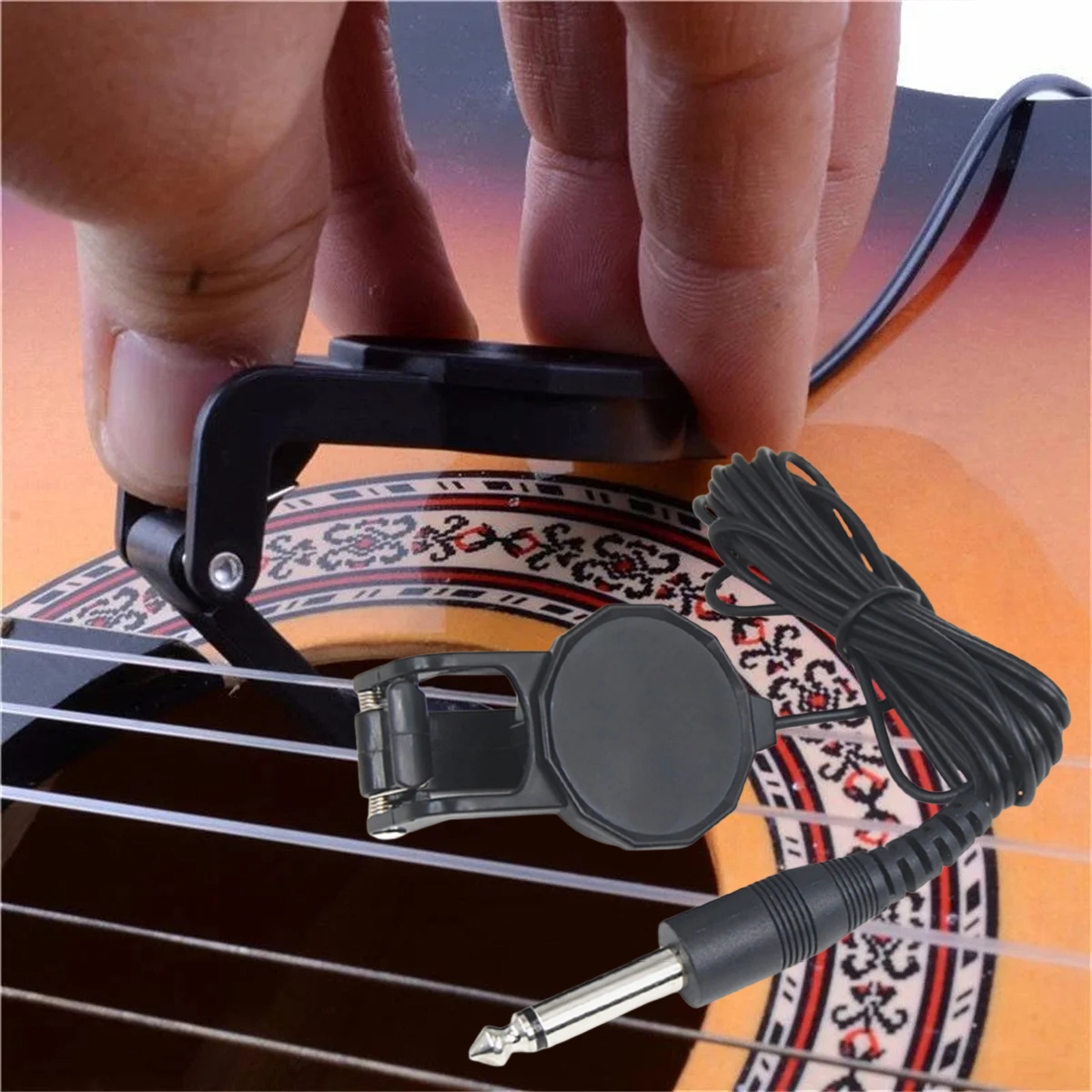Violin Musical Instrument - Pickup con clip jack audio/trasduttore pickup