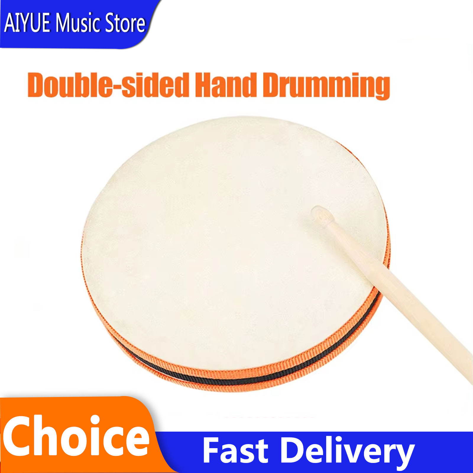 Musical Instrument For Babies - Tamburi a mano bifacciali per gli