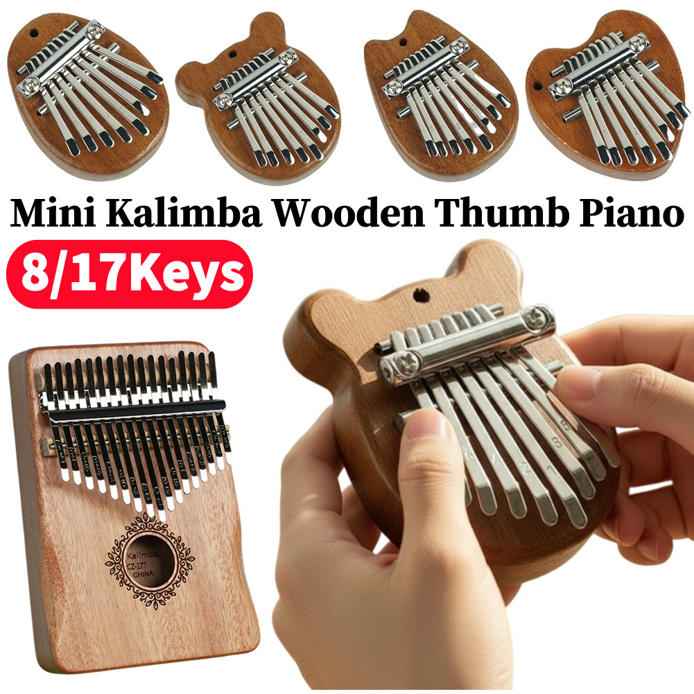 Musical Instrument Kids - Kalimba in Legno Mini a 8/17
