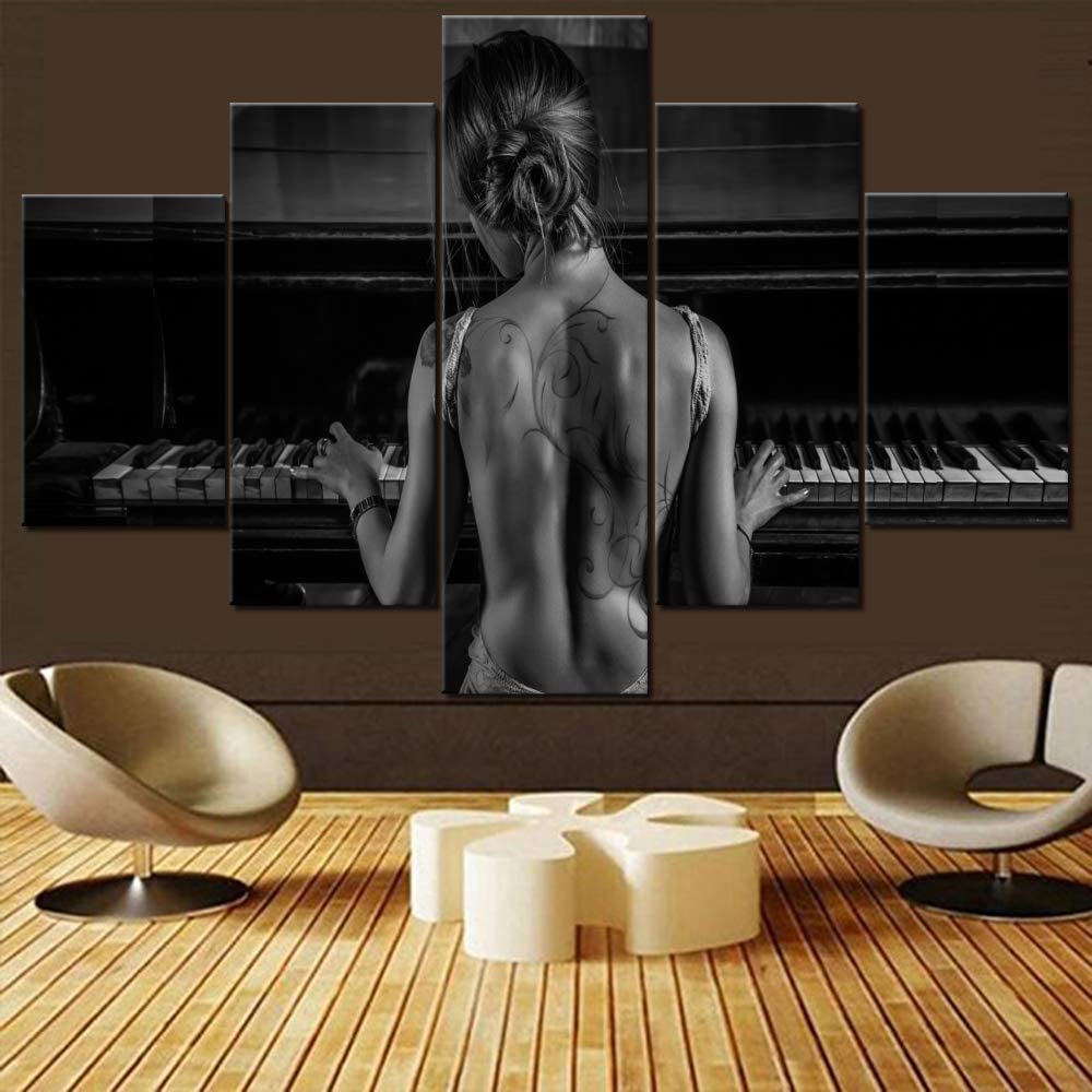 Picture Of Musical Instrument - Senza cornice 5 pezzi strumenti musicali