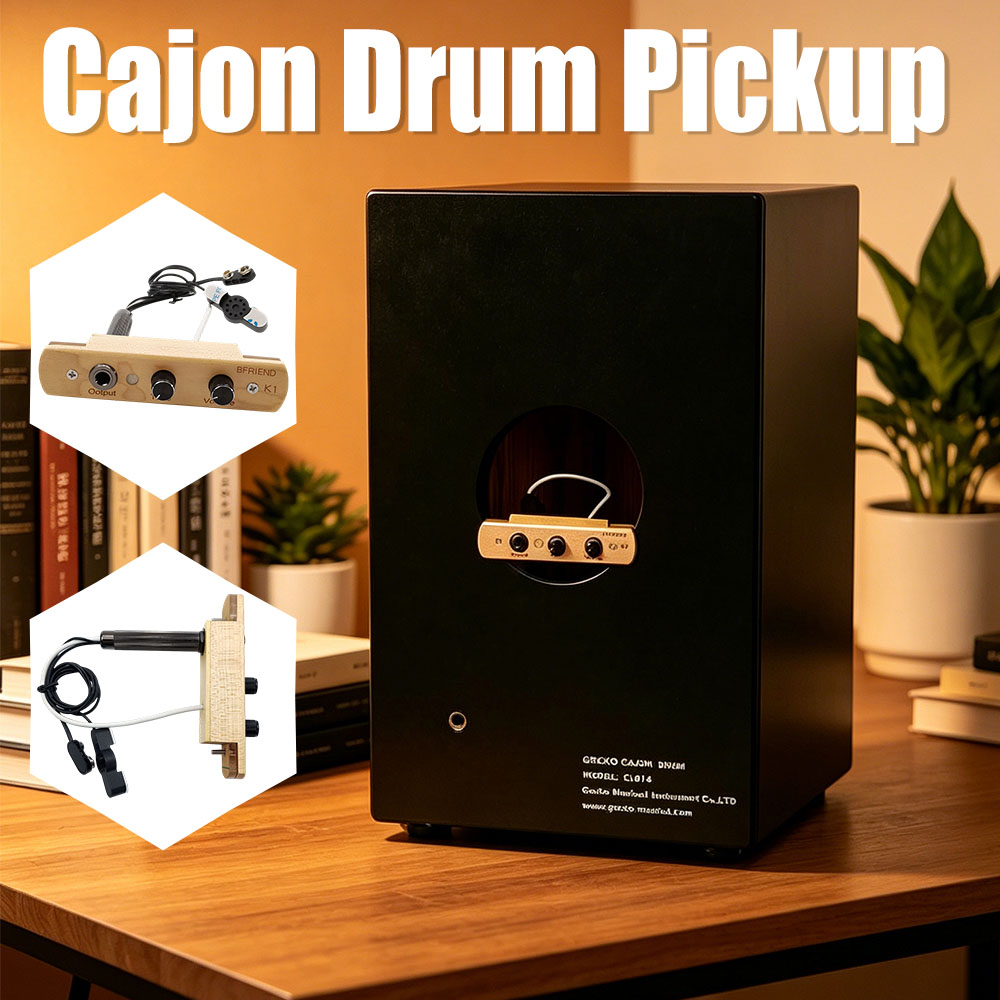 Cajon Box Drum - Preamplificatore/Pickup per Cajon con Controllo Tono
