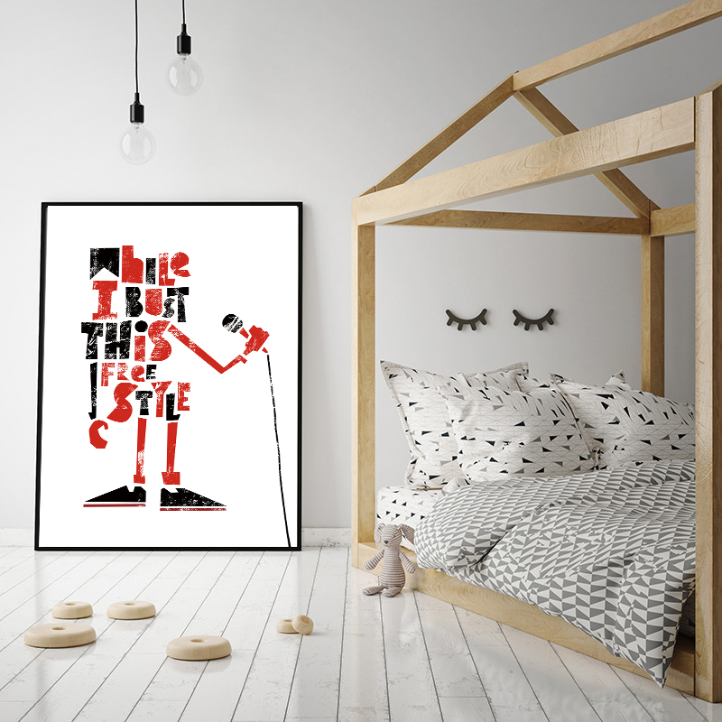 Picture Of Musical Instrument - Poster a tema classico nordico arancione,