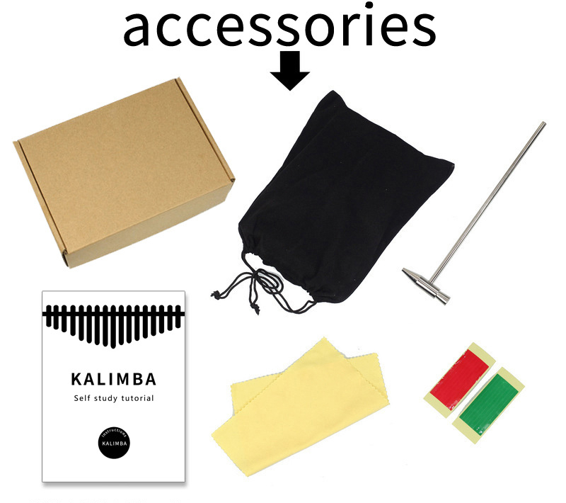 Colorato 21 tasti Kalimba bamb - Musical Instrument Kids recensione e prezzo