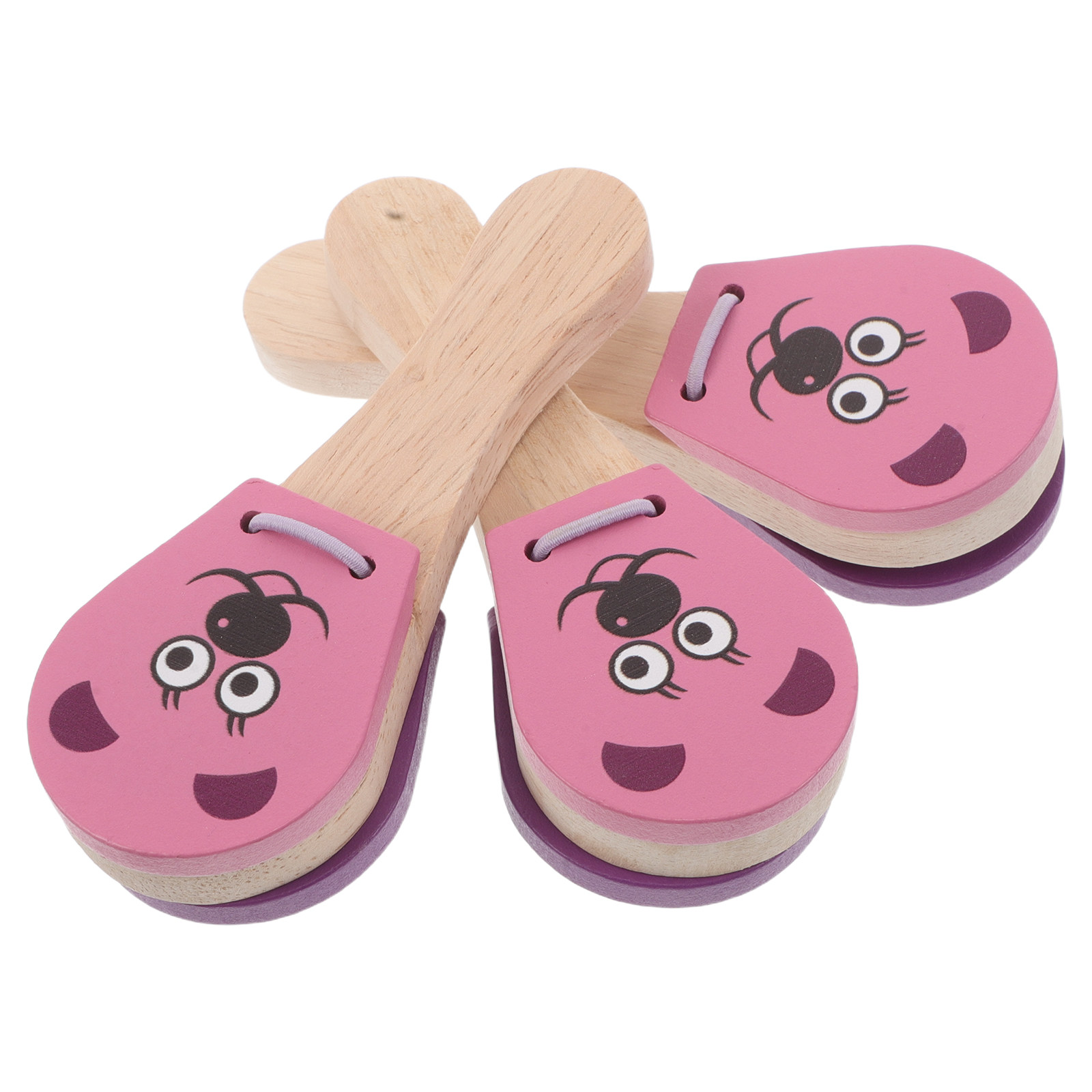 Set di 3 Castagnette in Legno  - Musical Instrument For Babies recensione e prezzo