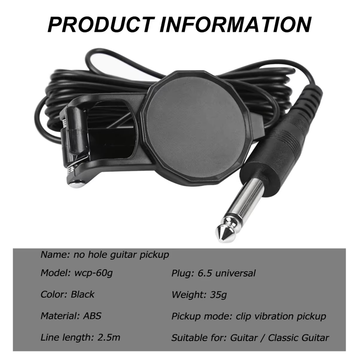 Pickup con clip jack audio/tra - Violin Musical Instrument recensione e prezzo