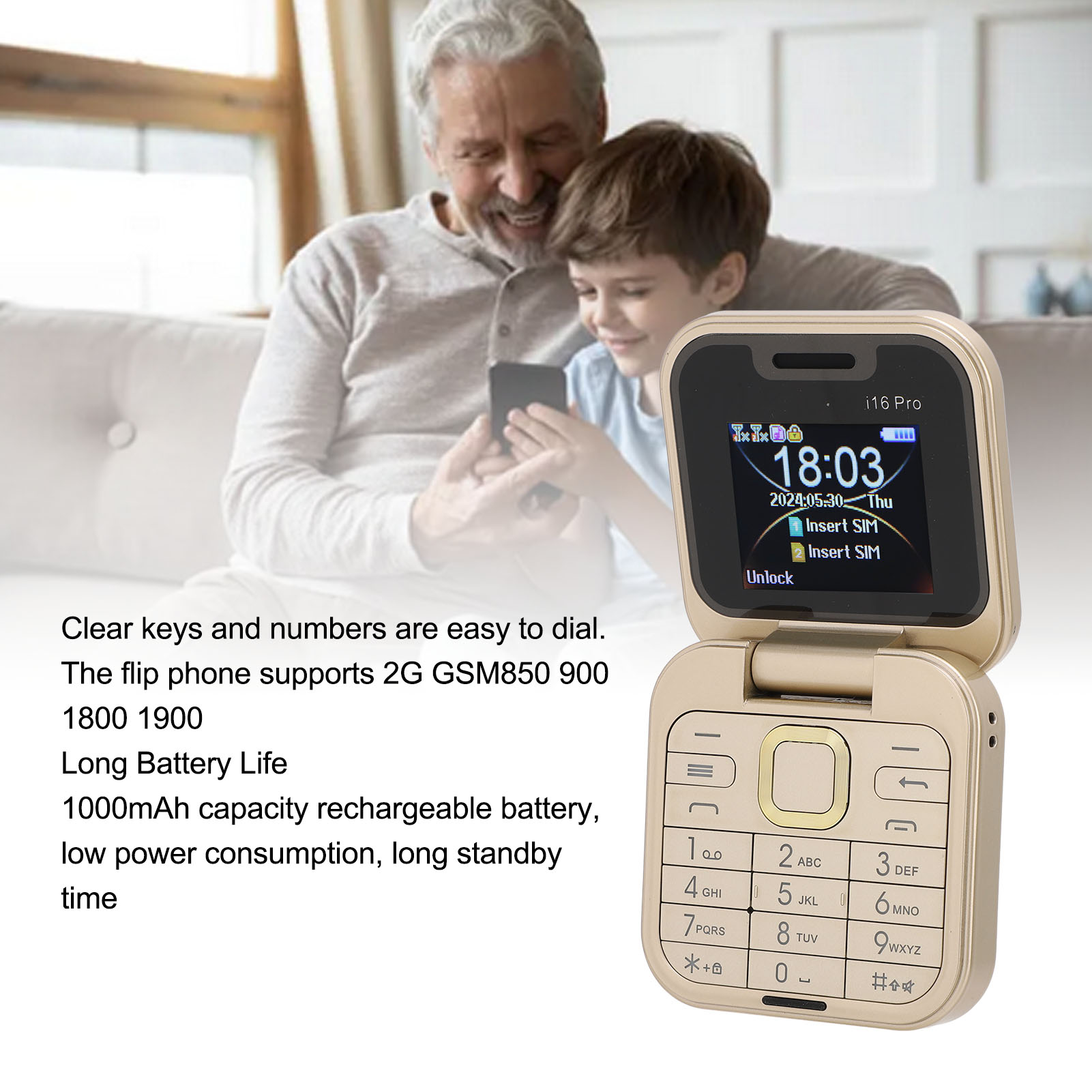Telefono 2G con Grandi Tasti,  - Musical Instrument Japanese recensione e prezzo