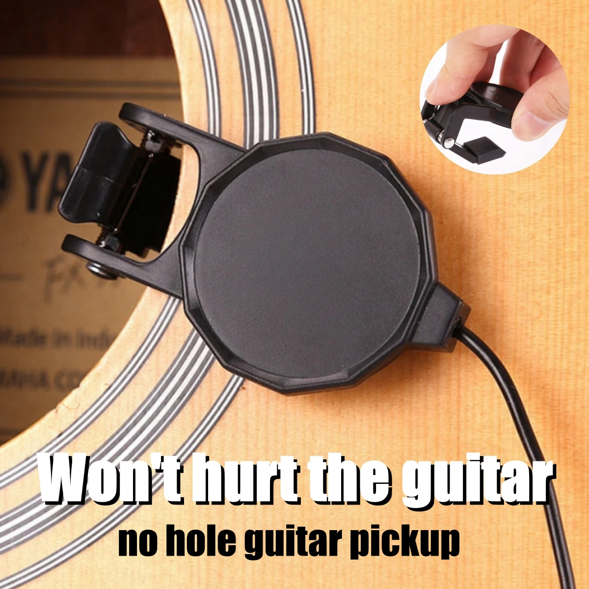 Pickup jack audio con clip per - Violin Musical Instrument recensione e prezzo