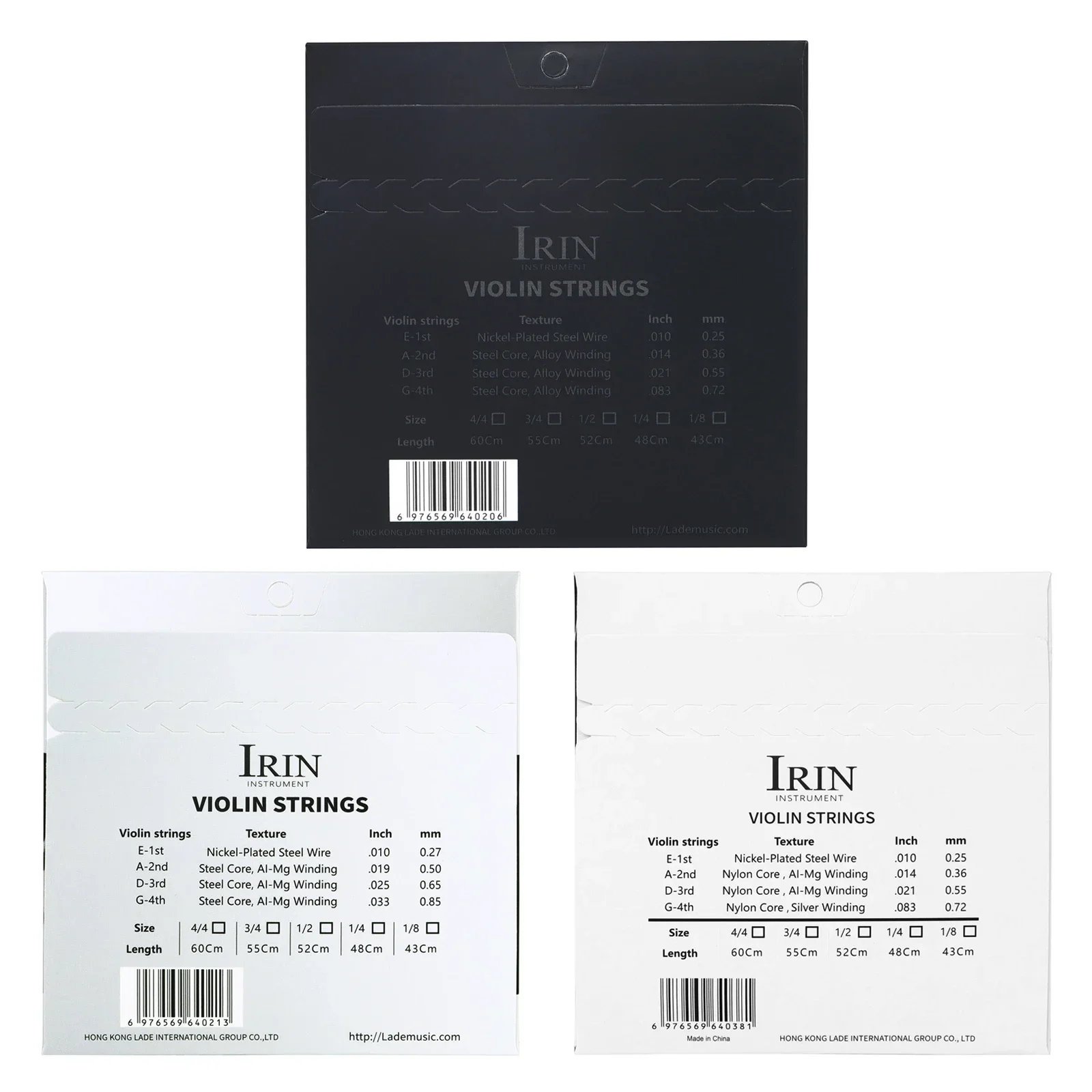 Corde per violino IRIN Violino - Violin Musical Instrument recensione e prezzo