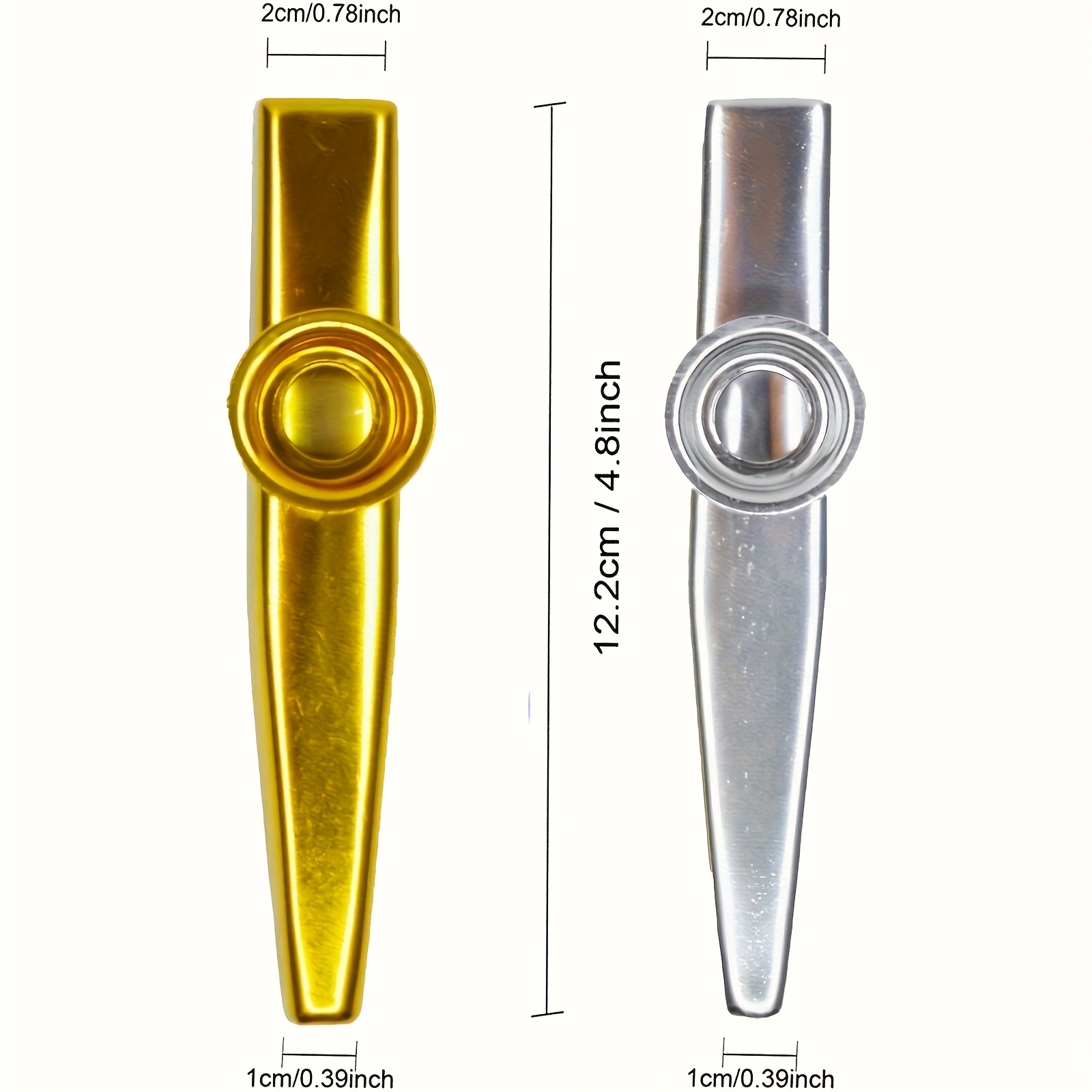 7 pezzi Kazoos in metallo dal  - Violin Musical Instrument recensione e prezzo