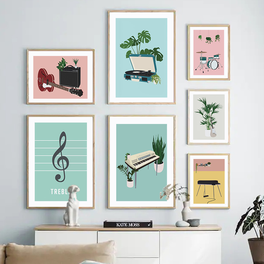 Stampa Murale Illustrazione St - Picture Of Musical Instrument recensione e prezzo
