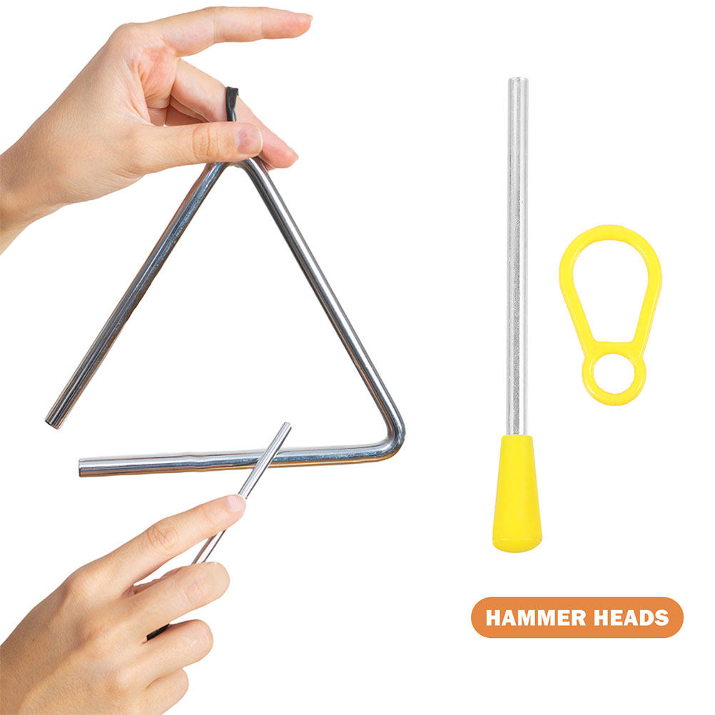 2 Pezzi Bacchette per Percussi - Musical Instrument Triangle recensione e prezzo