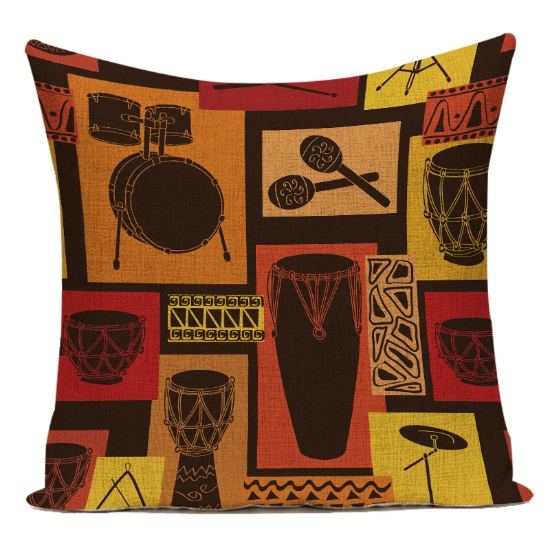 Fodera per cuscino retrò donna - Musical Instrument Of Africa recensione e prezzo