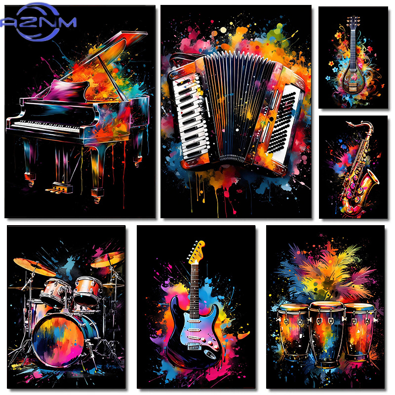 Quadri su Tela con Strumenti M - Picture Of Musical Instrument recensione e prezzo