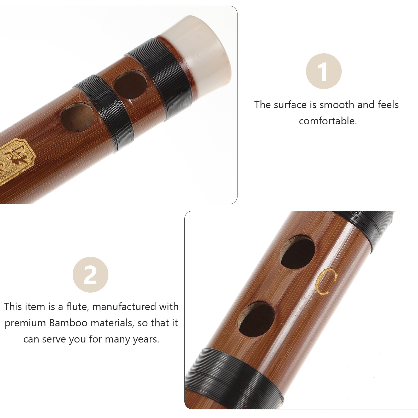 1 Set Flauto di Bambù Professi - Musical Instrument That You Blow Into recensione e prezzo