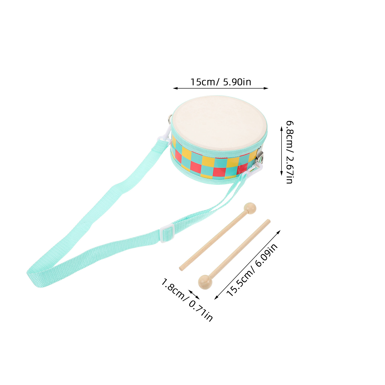 Tamburo a Mano per Bambini a D - Musical Instrument Kids recensione e prezzo